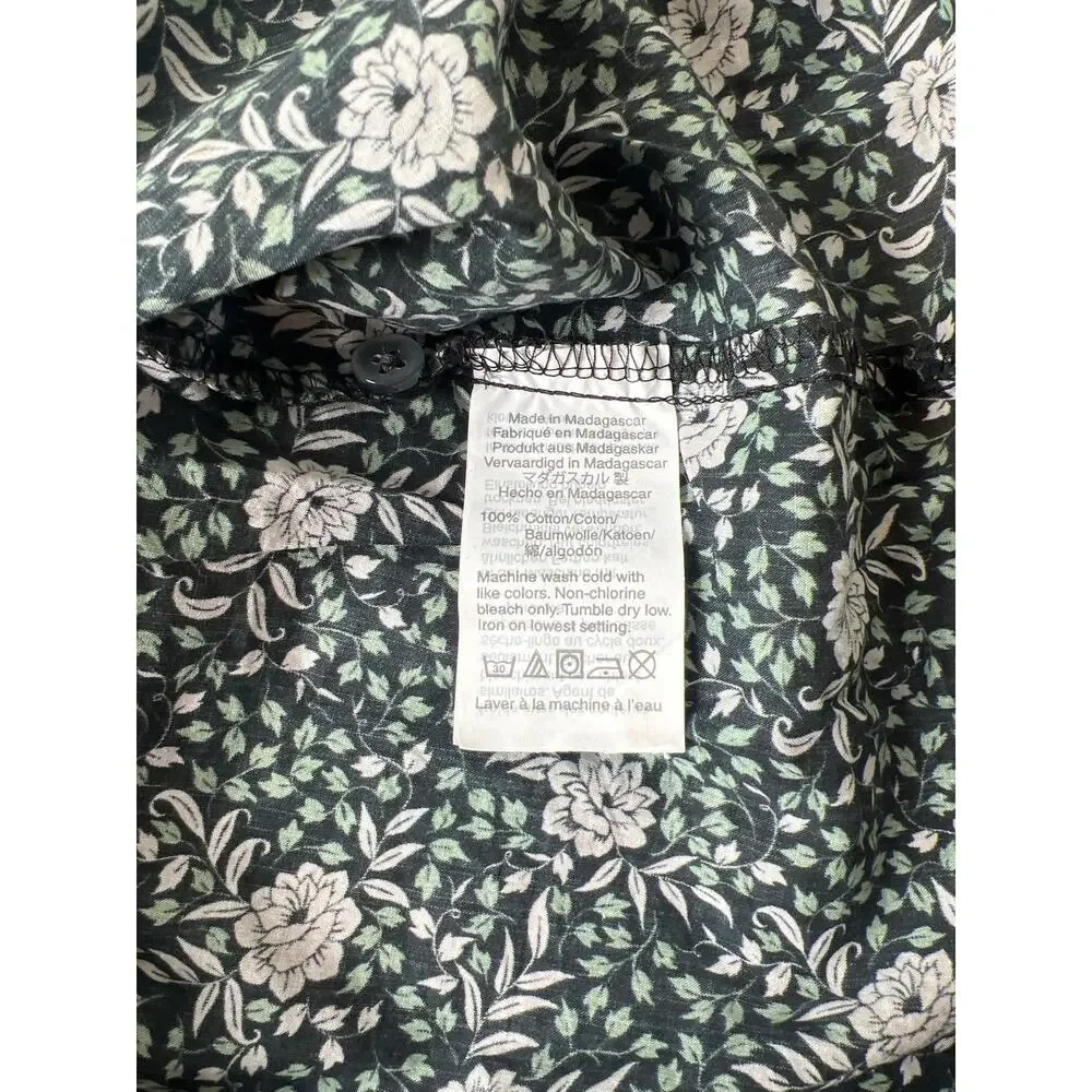 J.Crew Liberty Fabric Ruffle Blouse Mixed Franklyn Floral